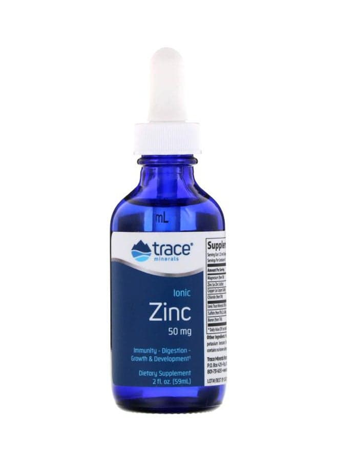 Ionic Zinc 50 mg Dietary Supplement