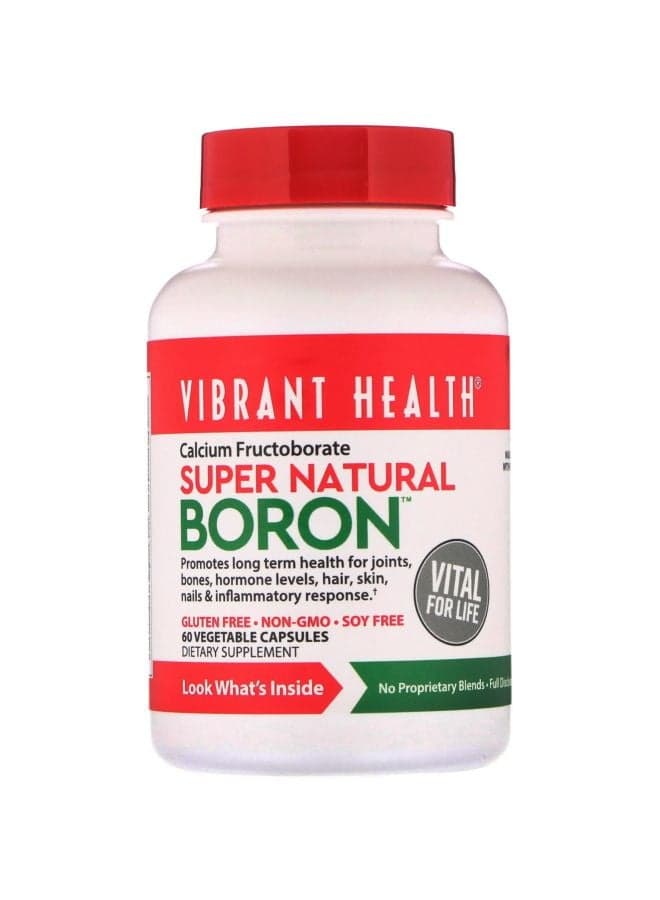 Super Natural Boron - 60 Vegetable Capsules