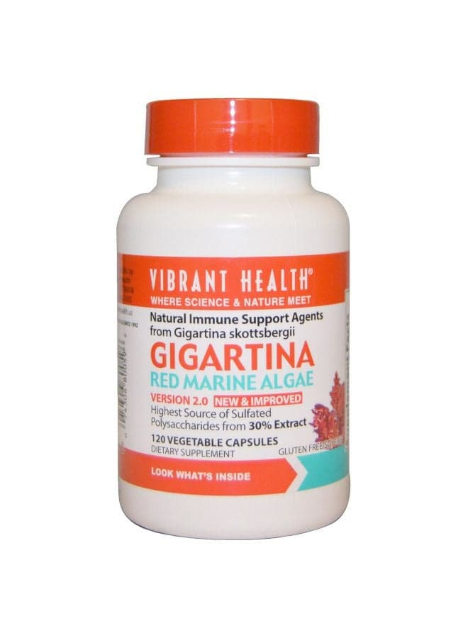 Gigartina Red Marine Algae - 120 Vegetable Capsules