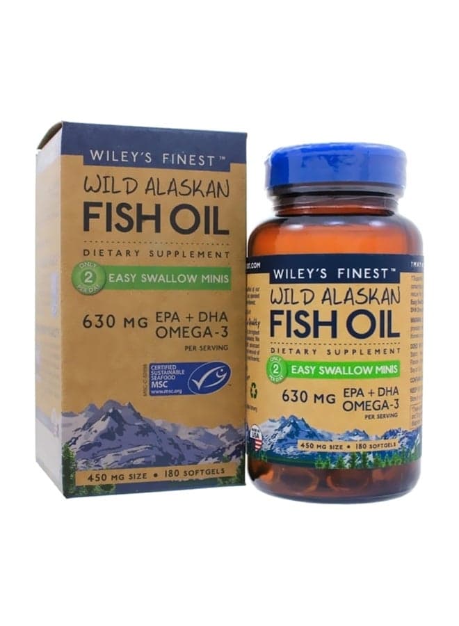 Wild Alaskan Fish Oil Dietary Supplement 450mg - 180 Softgels