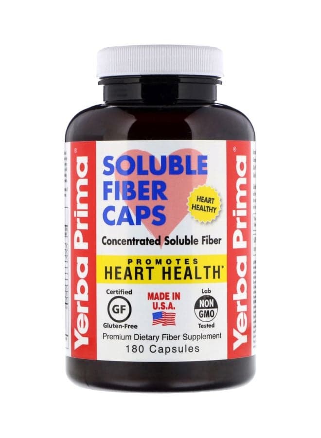 Soluble Fiber Caps 625 MG - 180 Capsules