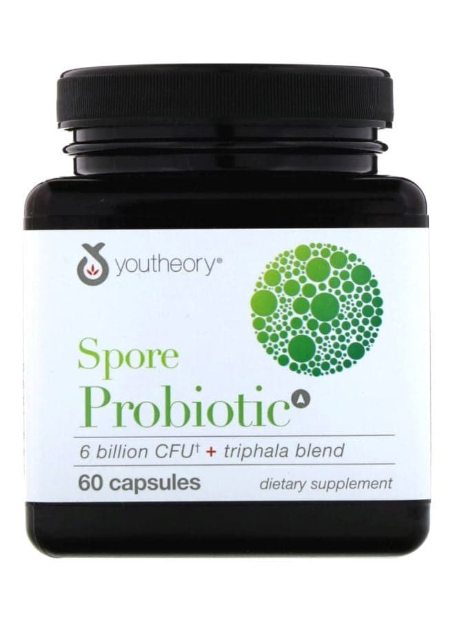 Spore Probiotic Dietary Supplement 6 Billion CFU - 60 Capsules