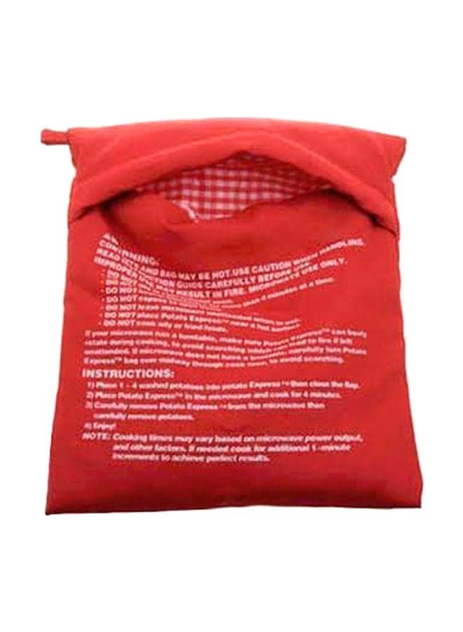 Microwave Potato Cooking Bag Red