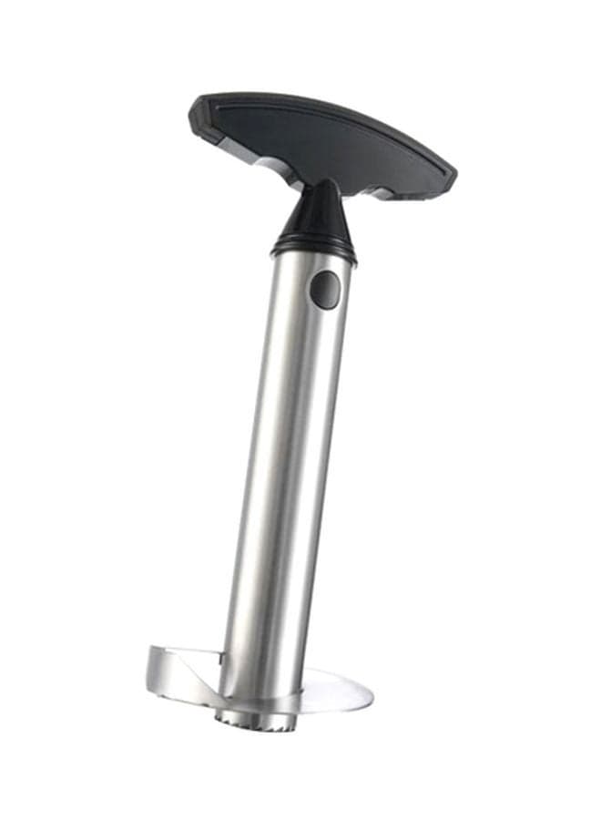 Stainless Steel Pineapple Corer Silver/Black