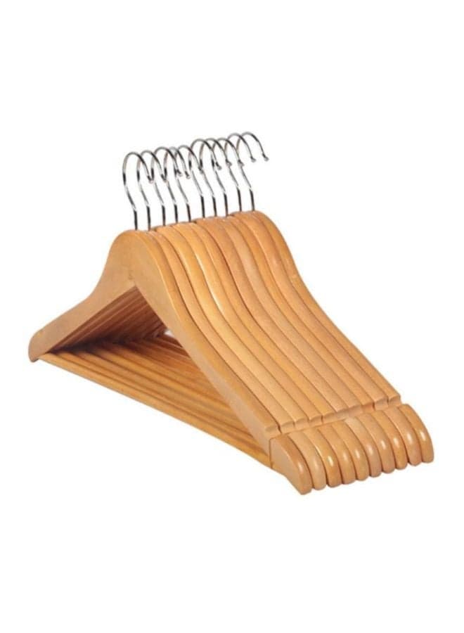 10-Piece Cloth Hanger Beige