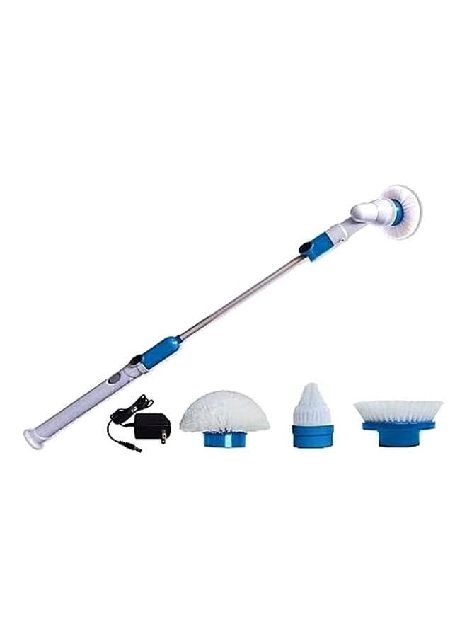 Turbo Rechargeable Scrubber Cleaning Brush Kit Blue/White 44x6.5x5inch