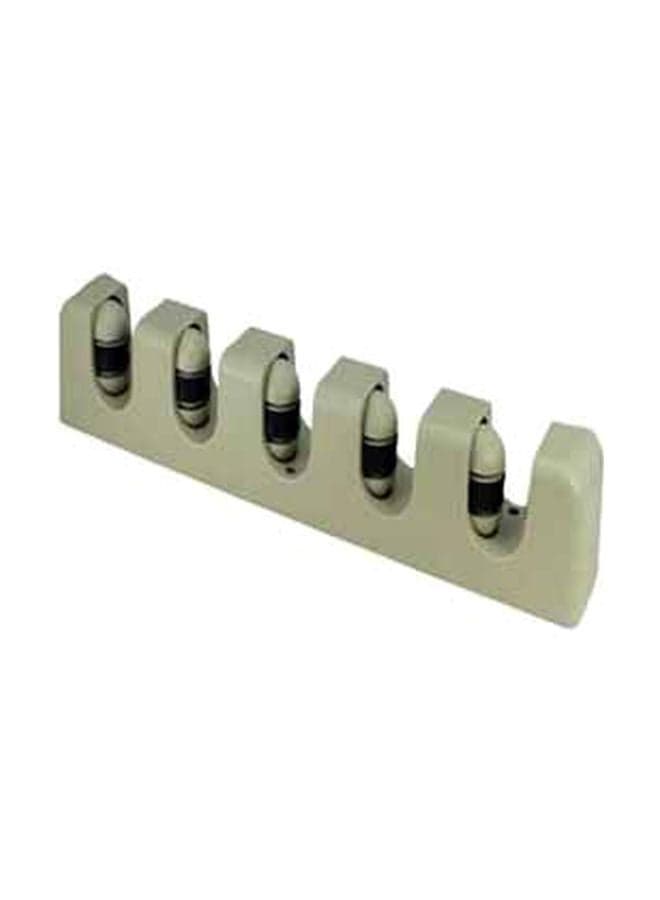 Broom And Toiletries Organizer Beige