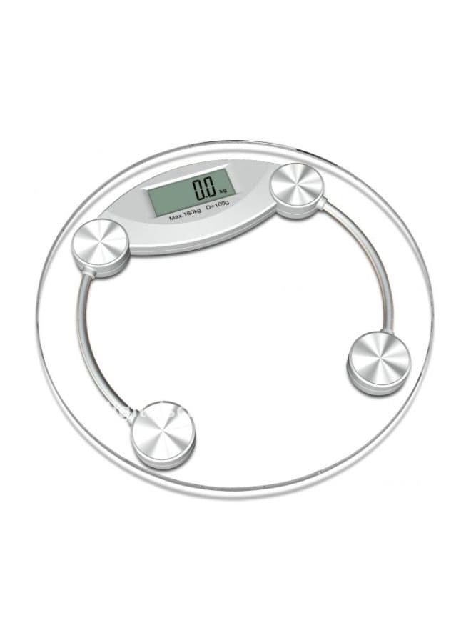Personal Glass Scale Clear/Silver
