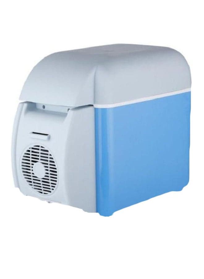Multi-Function Portable Car Mini Fridge 7.5 L 2724675505872 Blue/White