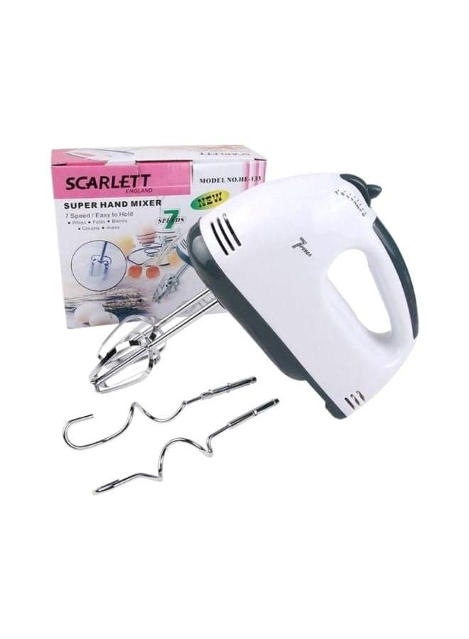 Super Hand Mixer 180 W HE -133 White/Grey