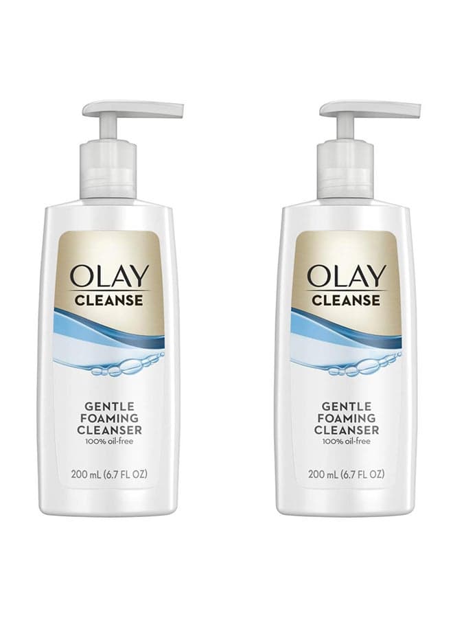 Pack Of 2 Gentle Foaming Face Cleanser 200ml