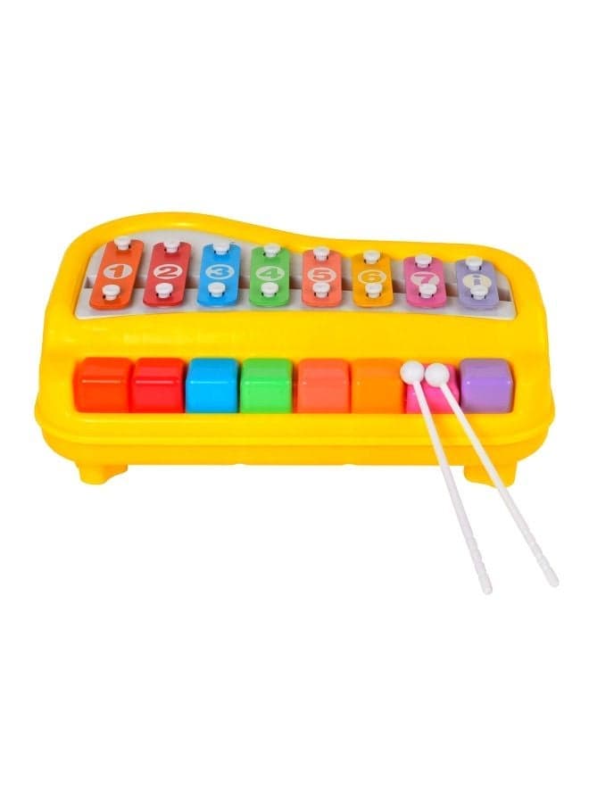 2-In-1 Piano Xylophone Musical Instrument