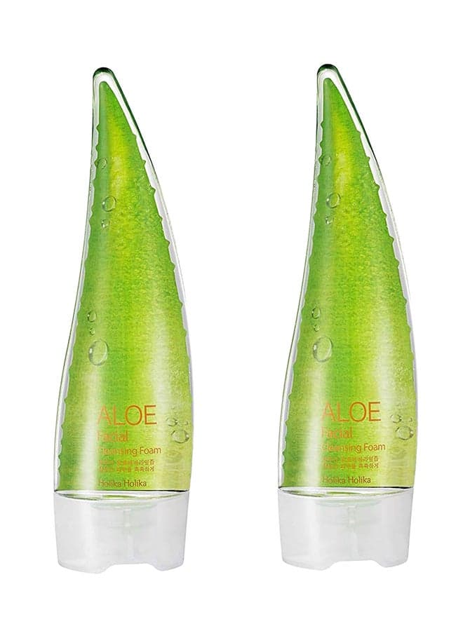 Pack Of 2 Aloe Facial Cleansing Foam 150ml