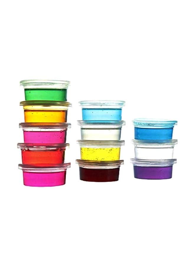 12-Piece Cyrstal Non-Toxic Slime Kit