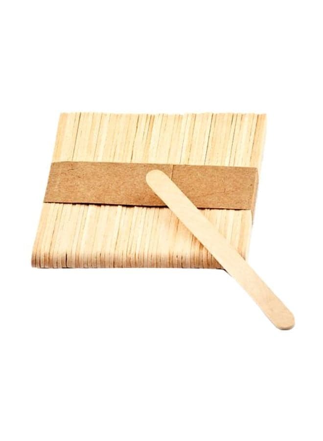 50-Piece Wooden Ice Cream Sticks Set