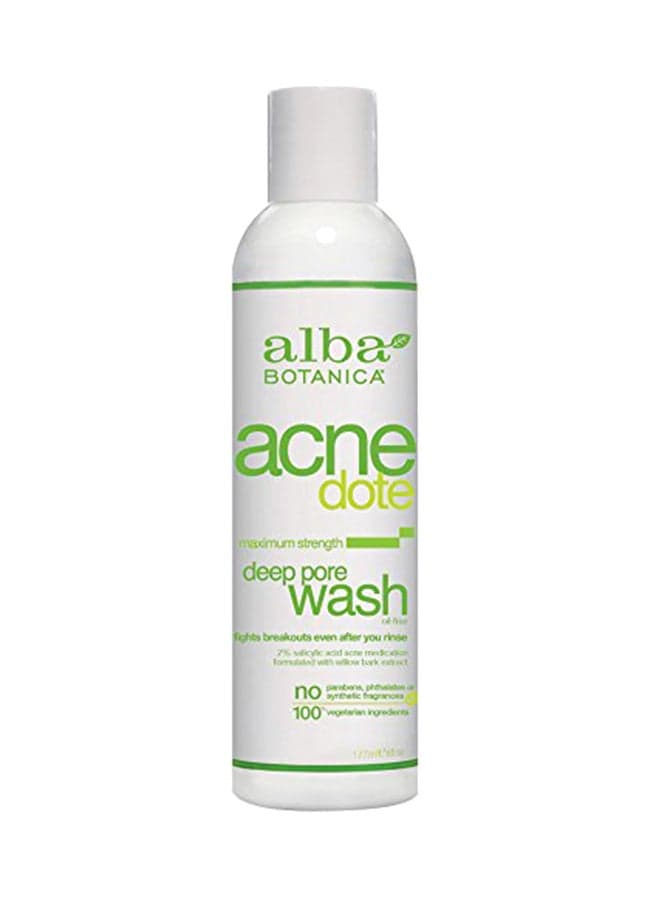 Pack Of 2 Acnedote Deep Pore Face Wash 177ml