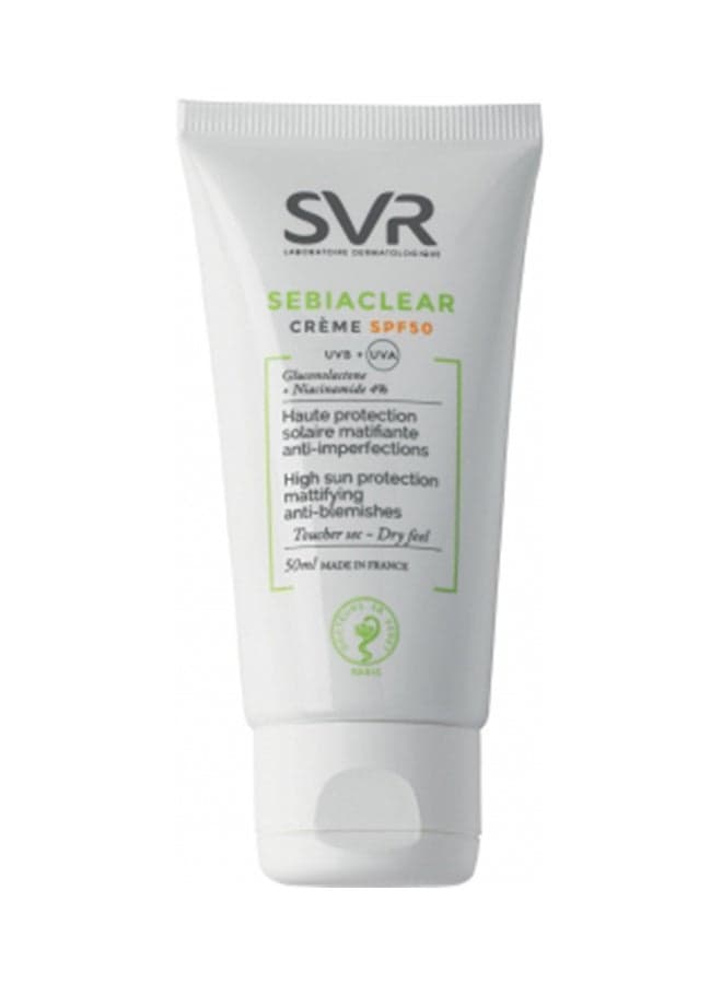 Sebiaclear Cream SPF50 Clear 50ml