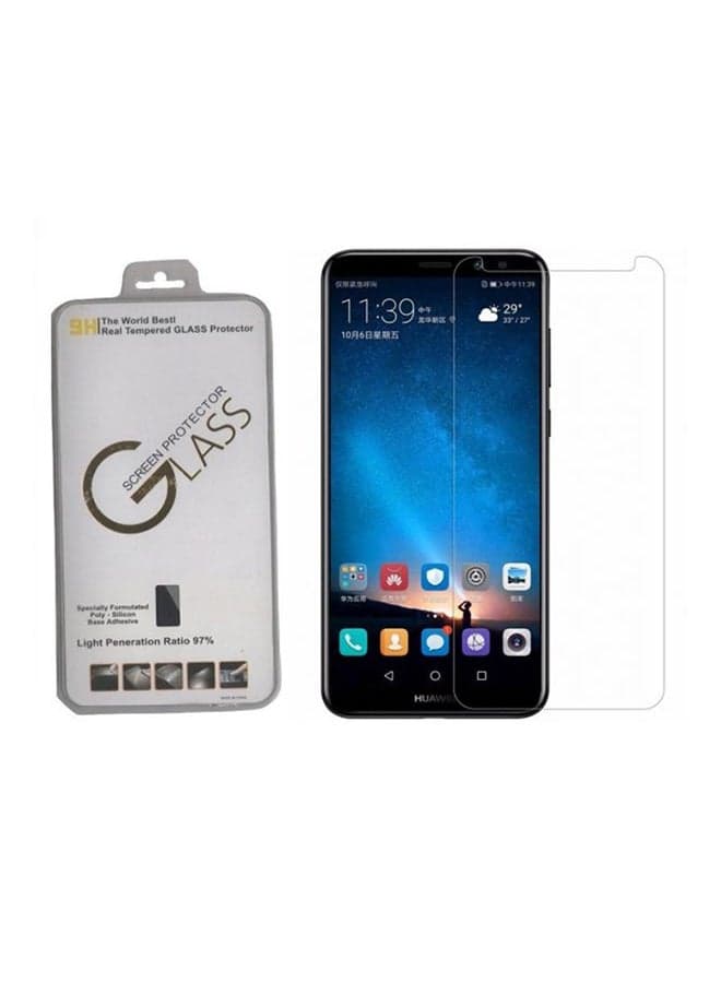 Pack Of 2 Front & Back Gelatin Tempered Glass Screen Protector For Huawei Mate 20 Lite Clear