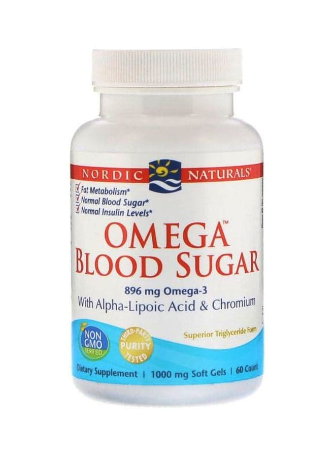 Omega Blood Sugar 1000mg - 60 Soft Gels