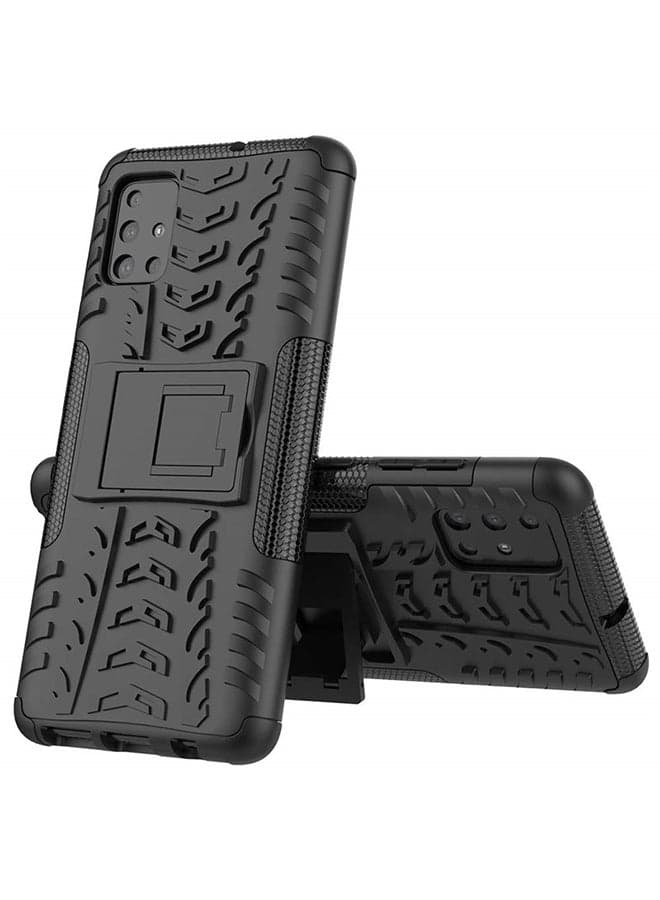 Shockproof Armor Phone Case For Samsung Galaxy A51 Black