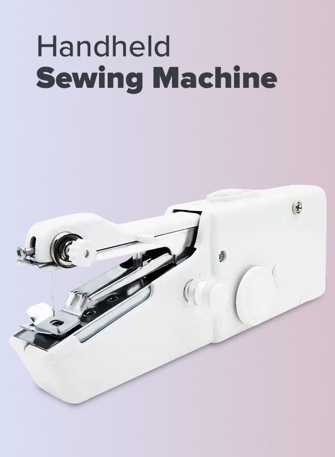 Cordless Handheld Sewing Machine White
