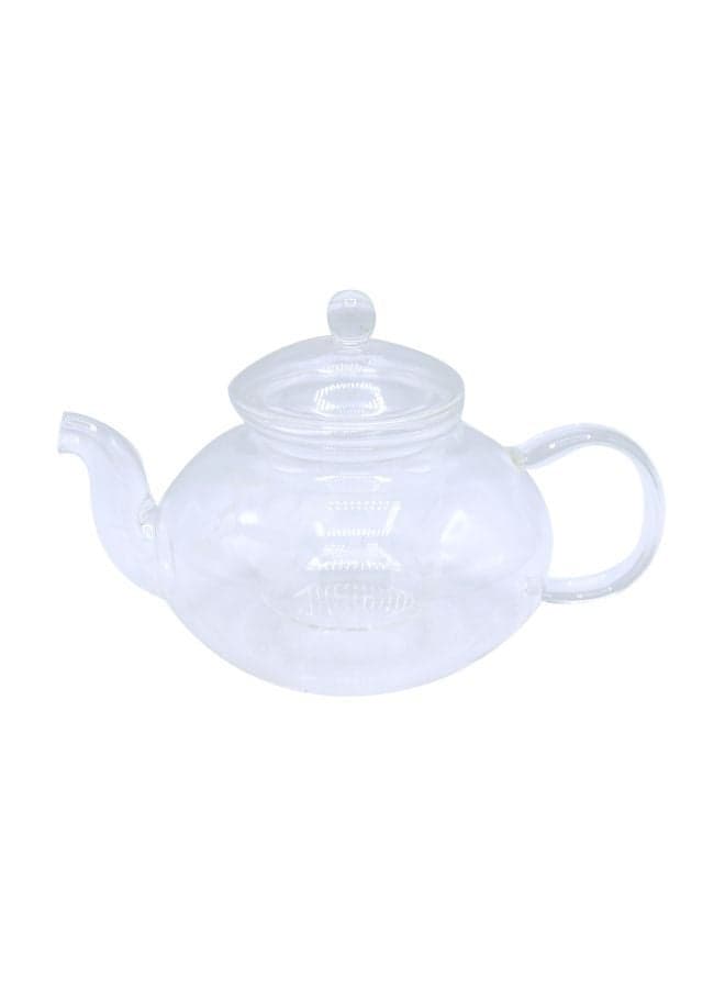 Heat Resistant Glass Teapot Clear