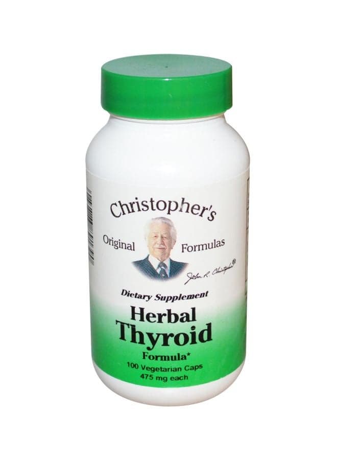 Herbal Thyroid Formula Dietary Supplement 475 mg - 100 Vegetarian Caps