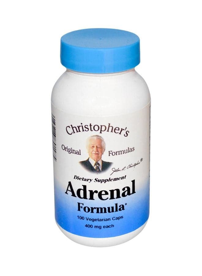 Adrenal Formula Dietary Supplement 400mg - 100 Vegetarian Capsules