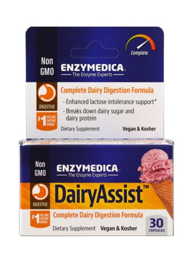 Dairy Assist Dietary Supplement - 30 Capsules