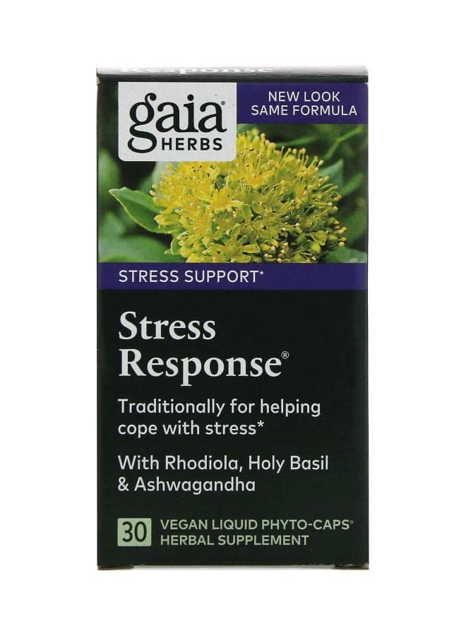 Stress Response Dietary Supplement - 30 Vegan Liquid Phyto-Cap