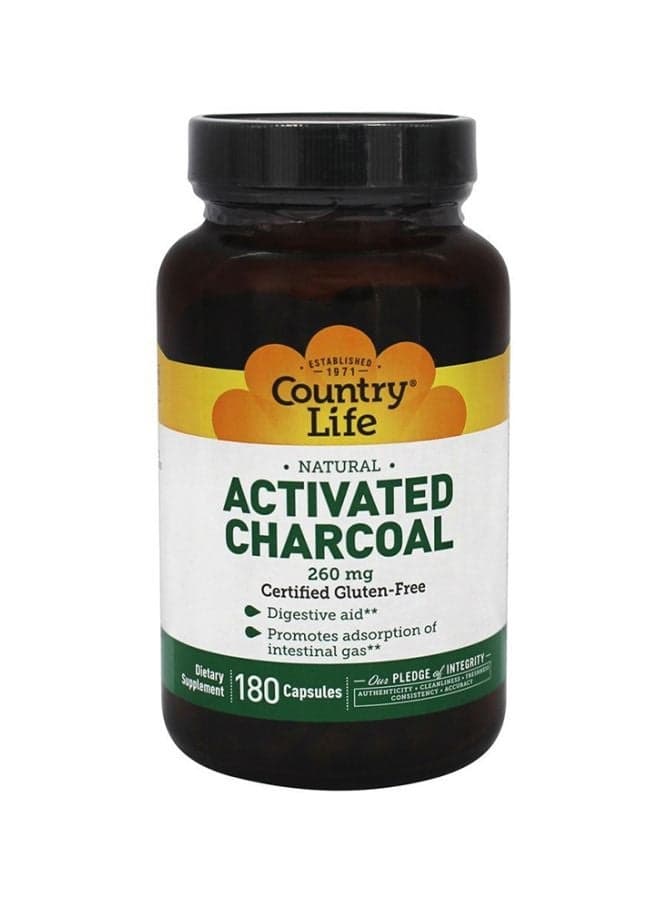 Pack Of 20 Natural Activated Charcoal 260 mg