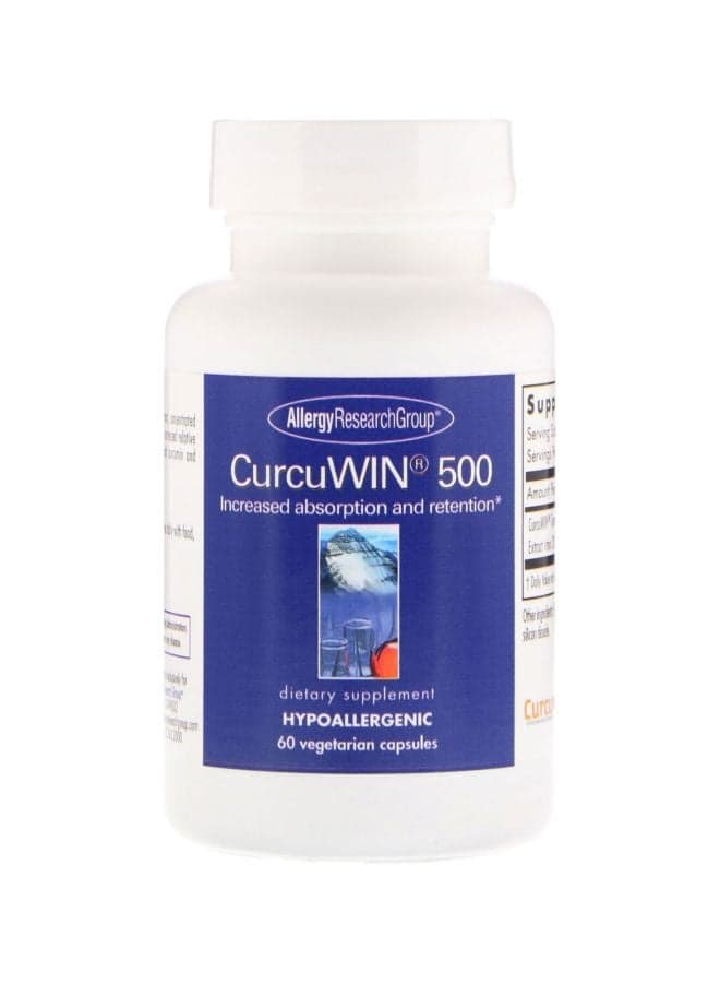 CurcuWin 500 - 60 Vegetarian Capsules