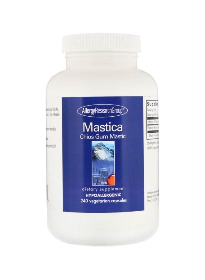 Mastica Chios Gum Mastic Dietary Supplement - 240 Vegetarian Capsules