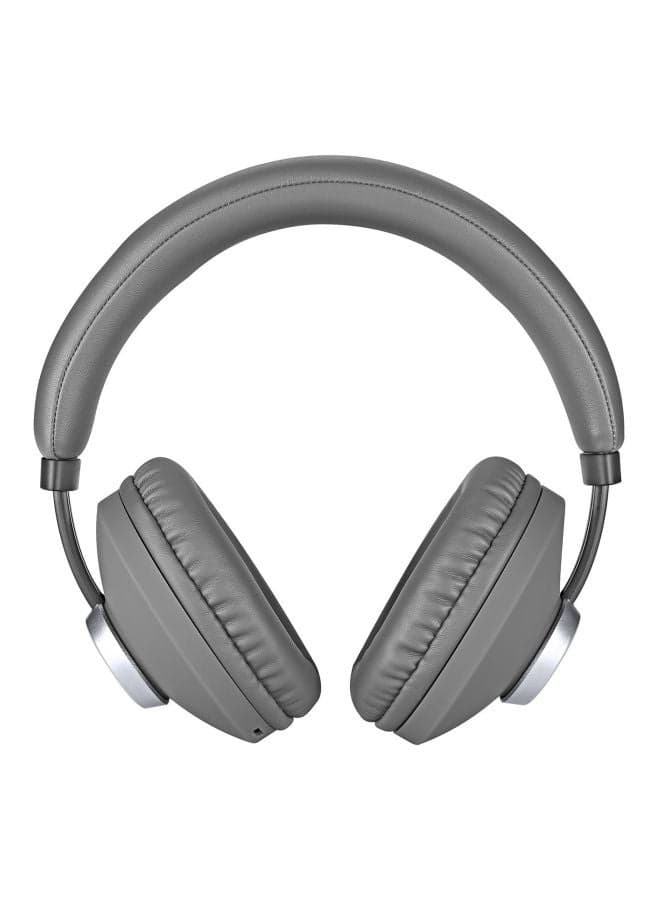 Bluetooth Over-Ear Headphones With Mic grey