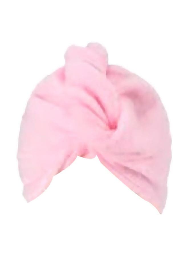 Microfiber Hair Wrap Bath Towel Pink One Size