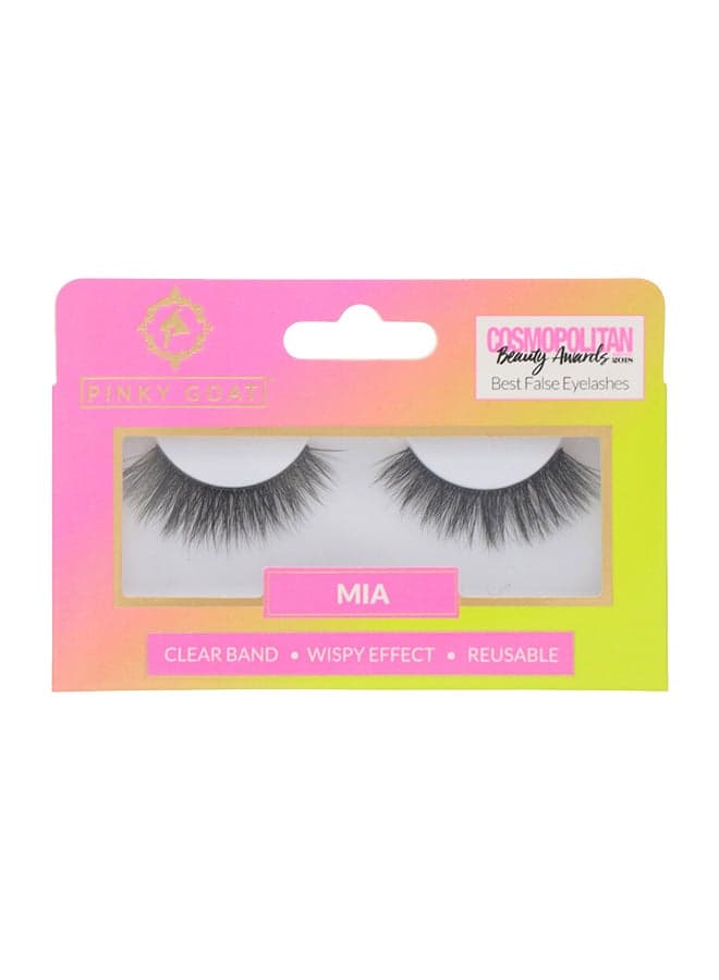 Neon Eyelashes Black- Mia