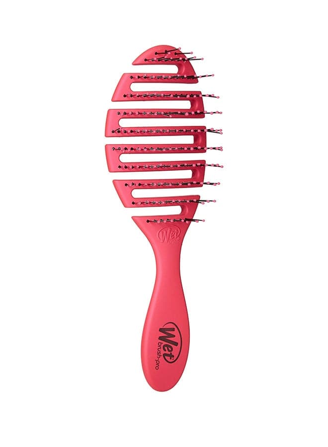 Pro Flex Dry Hair Brush Hot Pink 4.01X9.9X4inch