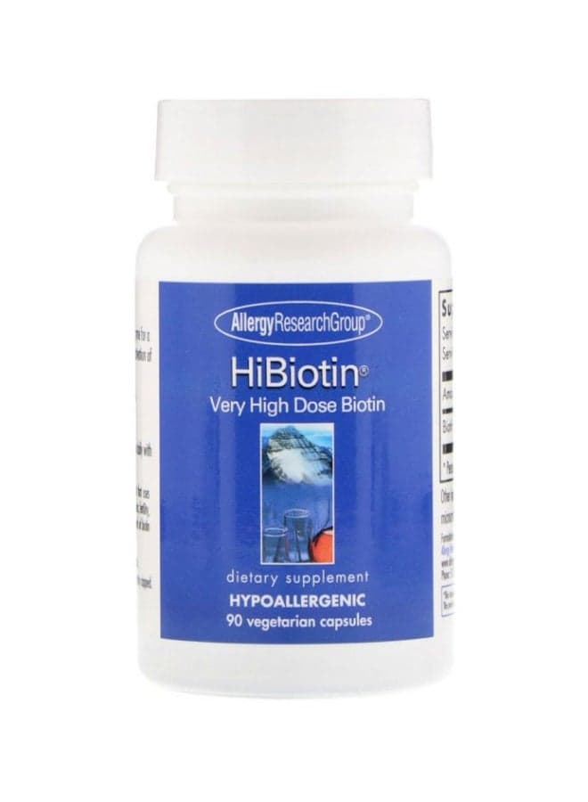HiBiotin Dietary Supplement - 90 Vegetarian Capsules