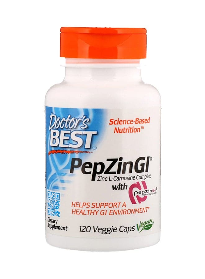 Pep Zin Gi Zinc-L-Carnosine Complex-120 Veggie Caps