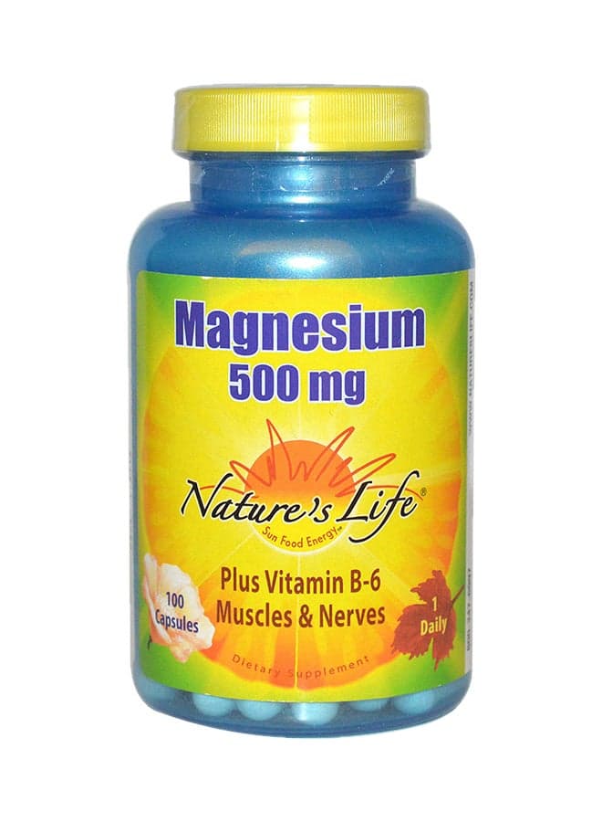 Magnesium Muscle And Nerve Support 500 Mg-100 Capsules