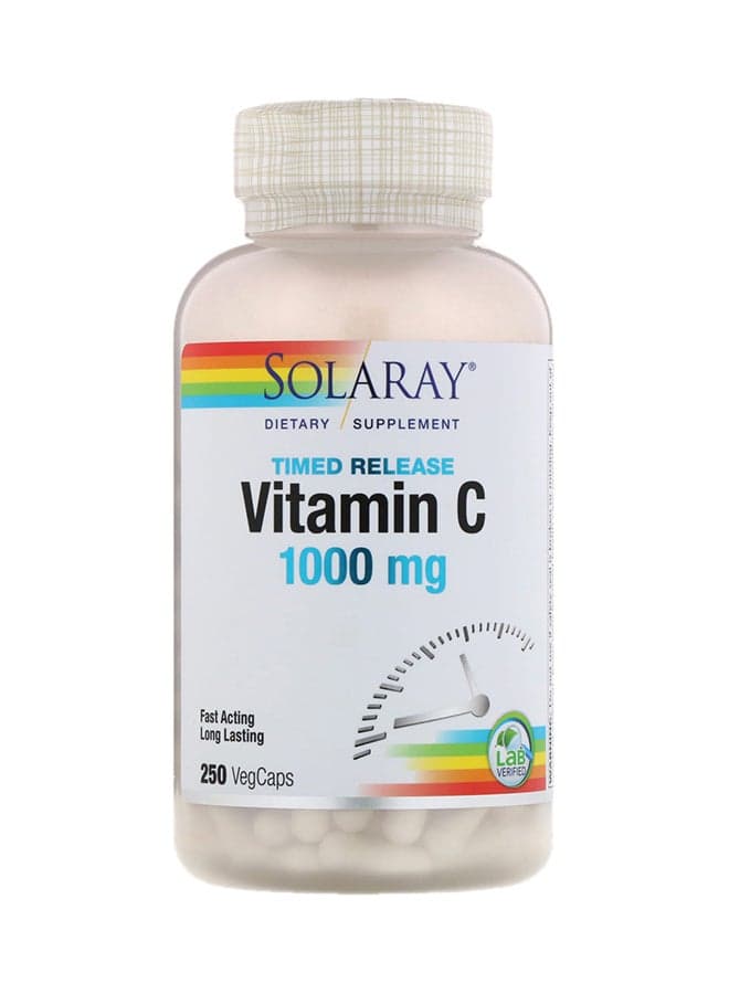 Timed-Release Vitamin C 1000 Mg-250 Vegcaps