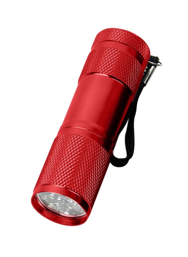 Led UV Flashlight Torch Red 10x3x3cm