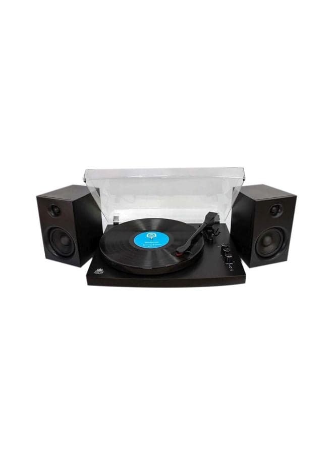 Piccadily Stylish Turntable Record Player 5060237571914 Matte Black