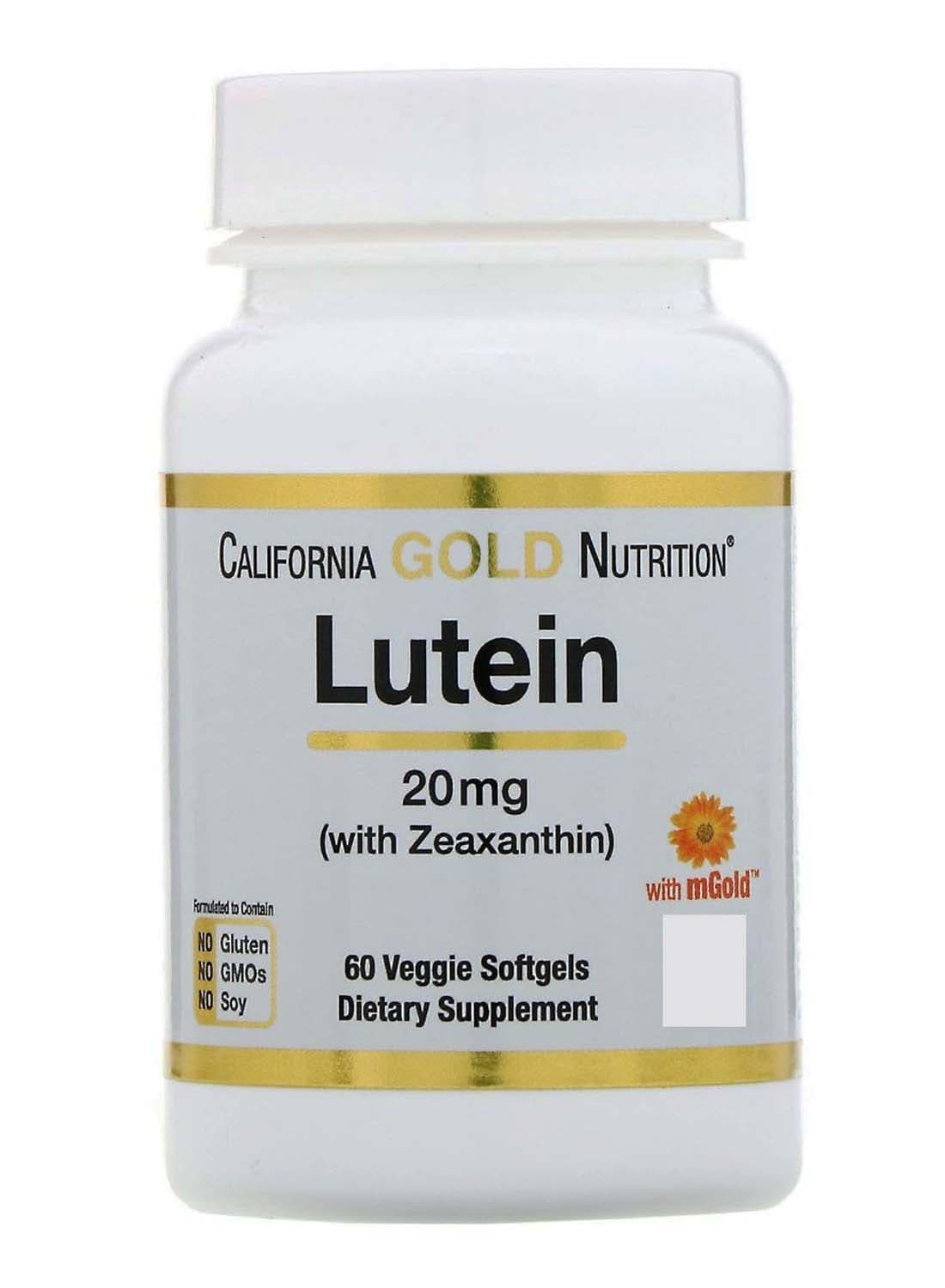 Lutein With Zeaxanthin - 60 Veggie Softgels