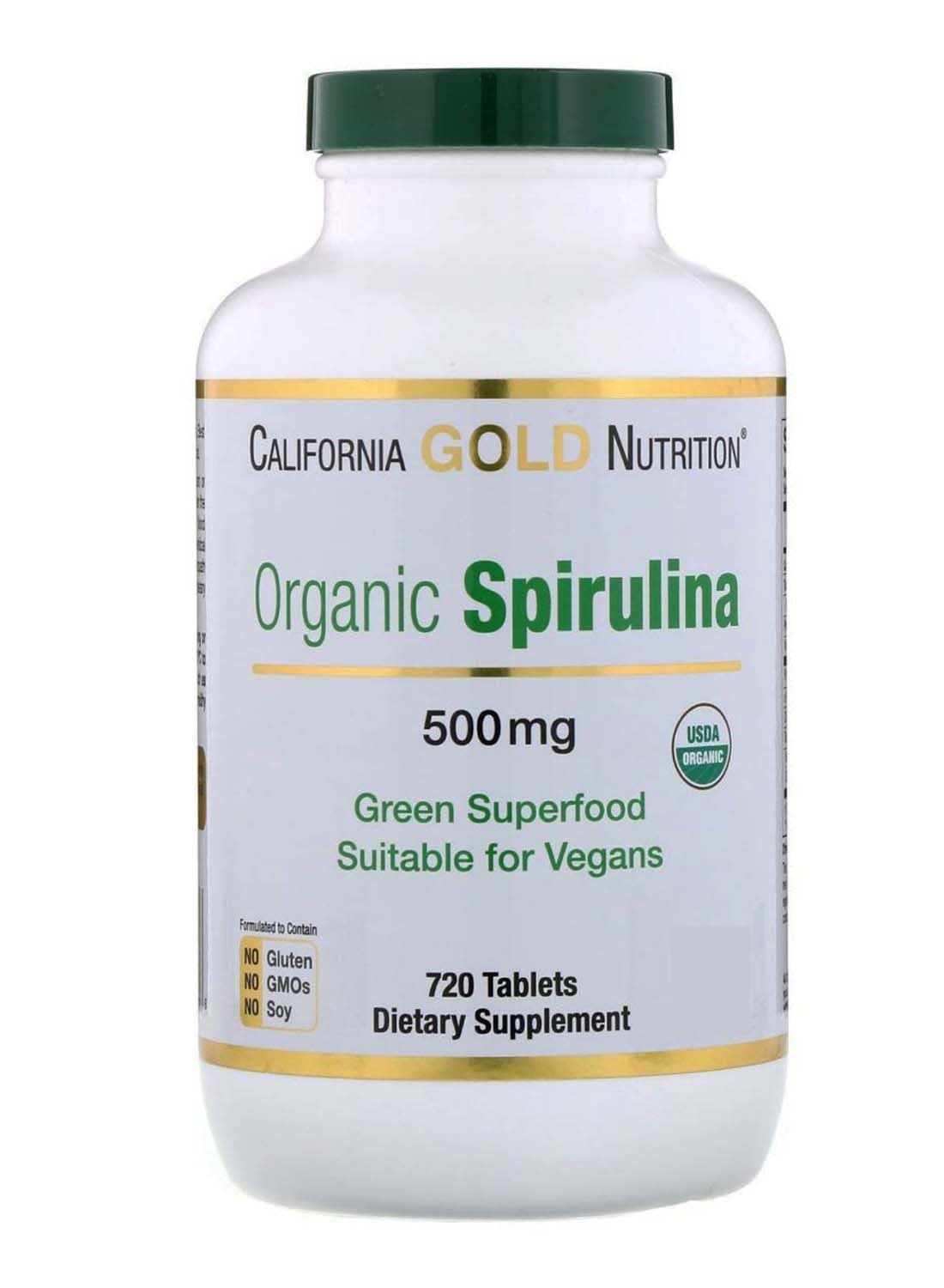 Organic Spirulina - 720 Tablets