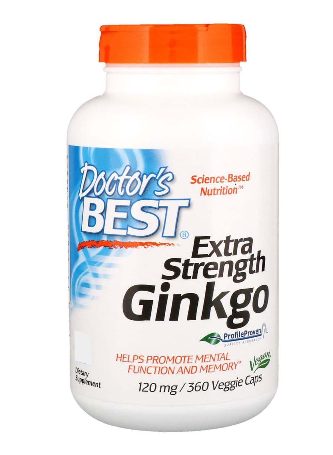 Extra Strength Ginkgo - 360 Veggie Capsules