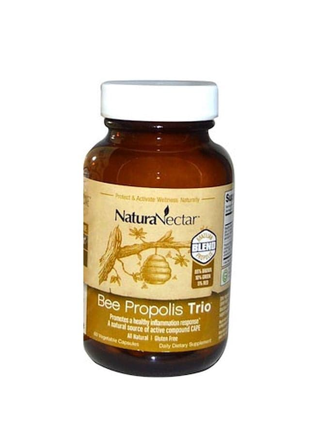 Bee Propolis Trio Dietary Supplement - 60 Capsules
