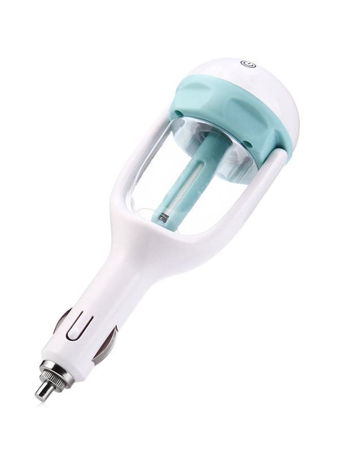 Mini Aroma Car Humidifier White/Blue