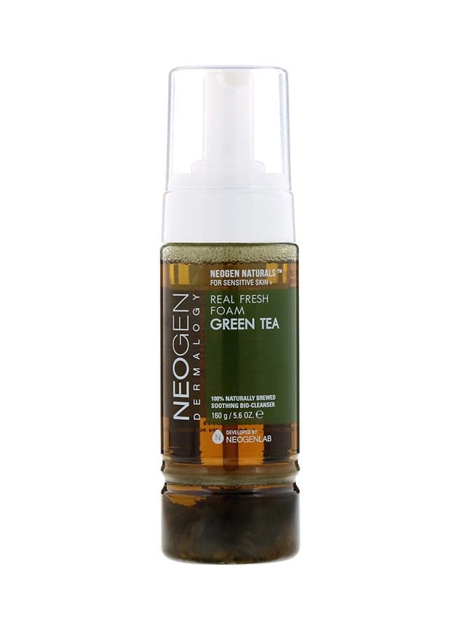Real Fresh Foam Green Tea 160grams