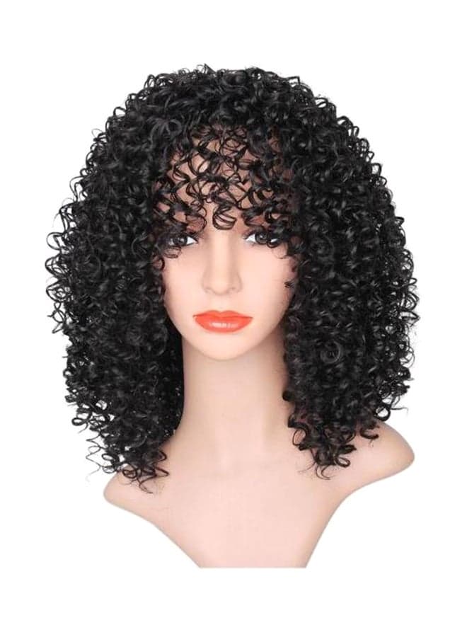 Curly Hair Wig Black